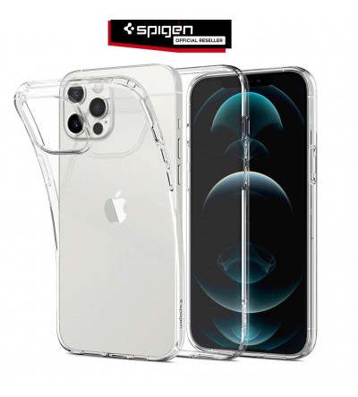 Case IPhone 12 Pro Max Spigen Liquid Crystal Softcase Clear Casing